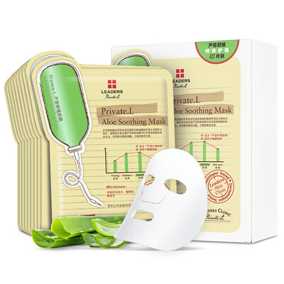 

Ли был Цзы (РУКОВОДИТЕЛИ) Частный L. Aloe Soothing Mask 25ml * 10 / коробки (продукты увлажняющего ухода за кожей спать Помаду ж мужчина)