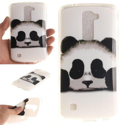 

Panda Pattern Soft Thin TPU Rubber Silicone Gel Case Cover for LG K10