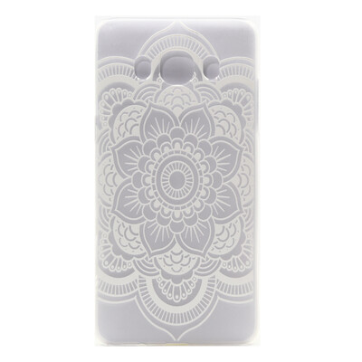 

Hexagonal flower Pattern Soft Thin TPU Rubber Silicone Gel Case Cover for SAMSUNG Galaxy J5 2016/J510