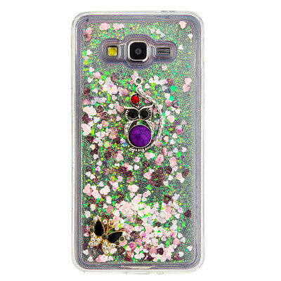 

Динамический Quicksand Блеск наливные Мягкая ТПУ чехол для SAMSUNG G530