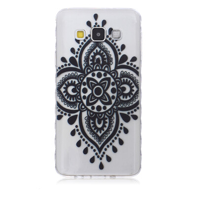 

Black Chinese knot Pattern Soft Thin TPU Rubber Silicone Gel Case Cover for SAMSUNG GALAXY A3