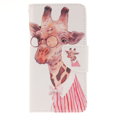 

Giraffe Design PU Leather Flip Cover Wallet Card Holder Case for SAMSUNG GALAXY S4 I9500