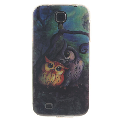 

Oil painting owl Pattern Soft Thin TPU Rubber Silicone Gel Case Cover for SAMSUNG Galaxy S4 I9500