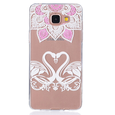 

Swan Pattern Soft Thin TPU Rubber Silicone Gel Case Cover for SAMSUNG GALAXY A3 2016/A310