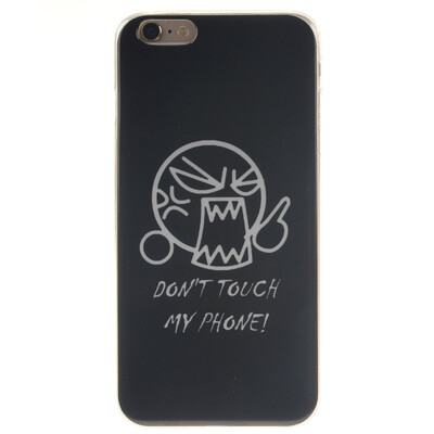 

Do not touch me Pattern Soft Thin TPU Rubber Silicone Gel Case Cover for IPHONE 6 Plus6S Plus