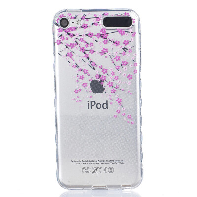 

Peach blossom Pattern Soft Thin TPU Rubber Silicone Gel Case Cover for iPod Touch 5/6