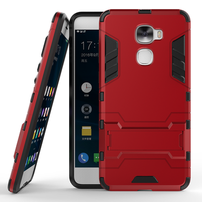 

Красный Slim Robot Armor Kickstand Ударопрочный жесткий корпус из прочной резины для letv Pro 3