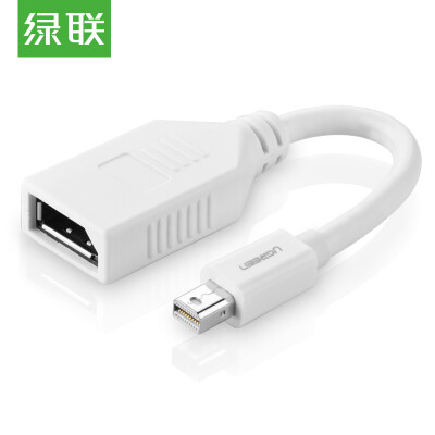 

Green Alliance (UGREEN) Mini DP to VGA Converter Mini Displayport Adapter Apple MacBook / Air Pro Lightning Interface Projector Adapter White 10458