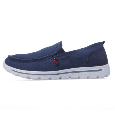 

DOUBLE STAR J14 mens shoes canvas shoes men&39s feet old Beijing shoes casual lazy shoes dark blue 43