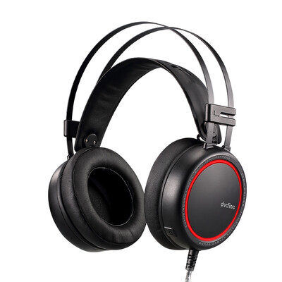 

First impression G20 high-fidelity head-mounted monitor level gaming gaming headset with wheat with colorful lights white