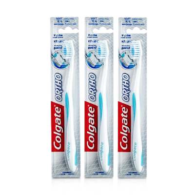 

Colgate orthodontic toothbrush soft hair × 3 color random release
