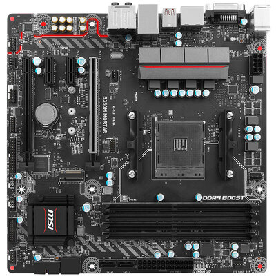 

Материнская плата MSI B350M MORTAR (AMD B350 / Socket AM4)