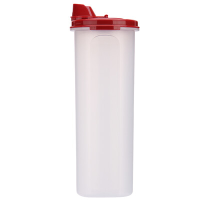 

Jingdong Supermarket Tupperware Tupperware 890ml leakproof large oil jar sauce vinegar seasoning pot color random