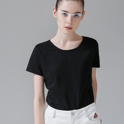 

Новичок TOYOUTH полностью базовая футболка 8620131814 Black S