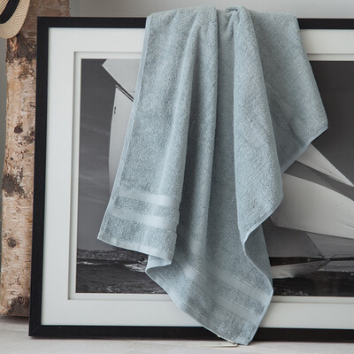 

[Jingdong supermarket] Lan Syria (LENCIER) bath towel home textile five-star hotel cotton bath towel to increase the thickening of soft water soot 510g 140 * 70cm