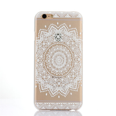 

White Flower Pattern Soft Thin TPU Rubber Silicone Gel Case Cover for IPHONE 6/6S