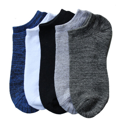 

Heng Yuanxiang 5 pairs of low to help boat socks shallow mouth stealth socks cotton terry socks men&39s sports towel cotton socks A211992