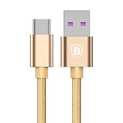 

Кабель Type-C для зарядки и передачи данных Baseus золотой