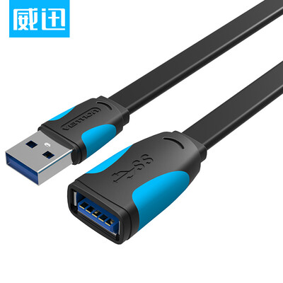 

Weining VENTION usb30 extended line male to female wireless card U disk mouse hard drive extension line data extension line black 2 meters VAS-A13-B200