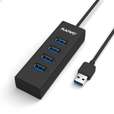 

Maiwo MAIWO KH107 алюминий Скорость 7 USB3.0 расширения концентратор HUB перетащить семь делитель мощности с золотыми Тирана