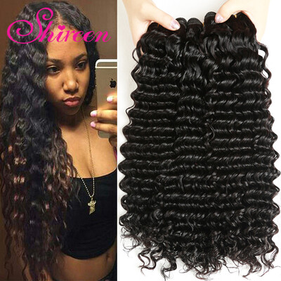 

New Arrival Brazilian Deep Wave 4pcs Unprocessed Brazilian Virgin Hair Deep Wave Brazilian Wet&Wavy Hair Top Hair Extensions
