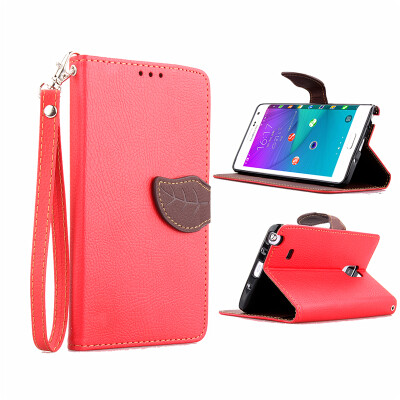 

Red Design PU Leather Flip Cover Wallet Card Holder Case for Samsung Galaxy Note Edge/N9150