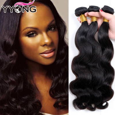 

YYONG Hair Products 3Pcs/Lot Good Brazilian Virgin Hair Body Wave Grade 8A 100% Brazilian Human Hair Weave Bundles Virgin Hair