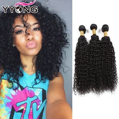 

Cheap Peruvian Kinky Curly Virgin Hair 3 Bundle Deals YYONG Hair Products Peruvian Hair Virgin Human Hair Extensions 8A Grade