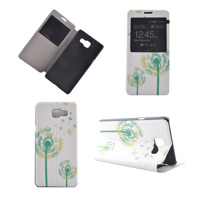 

Green Dandelion Design PU Leather Flip Cover Wallet Card Holder Case for Samsung Galaxy A5 2016A5100