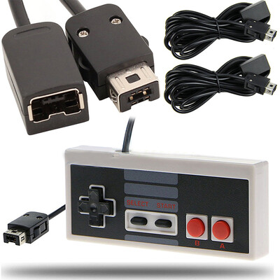 

1 ук игровой контроллер + 2 пк продление кабель для Nintendo нпс мини - классический издание 580551