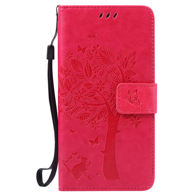 

Rose Tree Design PU Leather Flip Cover Wallet Card Holder Case for SAMSUNG J510 J52016