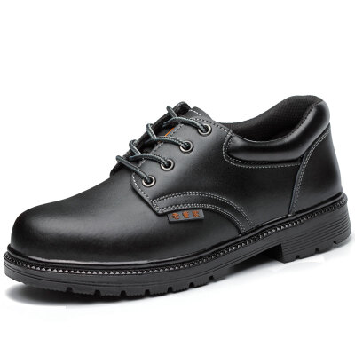 

Old housekeeper (LAOGUANJIA) LG-005 labor insurance shoes male anti-smashing anti-skid work shoes black 38 yards