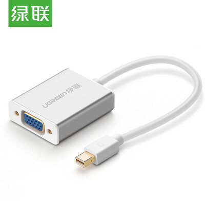 

Green Alliance (UGREEN) Mini DP to VGA Converter Mini Displayport Adapter Apple MacBook / Air Pro Lightning Interface Projector Adapter White 10458
