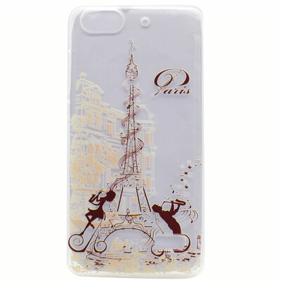 

Music tower Pattern Soft Thin TPU Rubber Silicone Gel Case Cover for Huawei Honor 4CG Play Mini