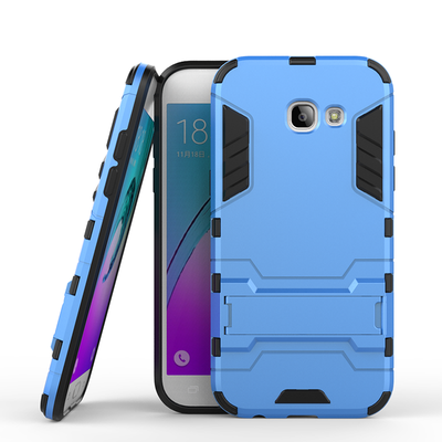 

Blue Slim Robot Armor Kickstand Shockproof Hard Rugged Rubber Back Case For SAMSUNG GALAXY A5 2017A520