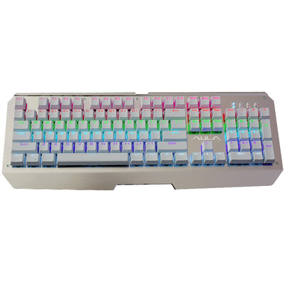 

Tarantula (AULA) chasing the soul of the blender mechanical keyboard full button no red 104 key game keyboard laser axis (green axis feel) silver white version