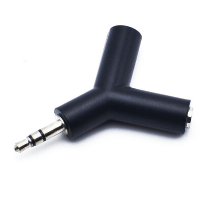 

MyMei Earphone Pro 3.5mm Stereo Audio Jack Male Headphone 2 Way Y-Splitter Adapter
