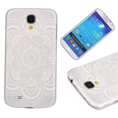 

Hexagonal flower Pattern Soft Thin TPU Rubber Silicone Gel Case Cover for SAMSUNG Galaxy S4