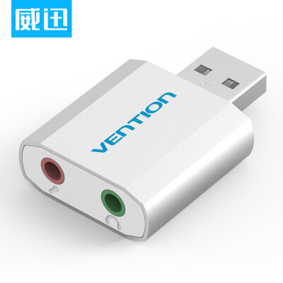 

VENTION USB external sound card desktop computer notebook independent sound card 3D stereo free drive external speaker headset microphone converter black CDHBA