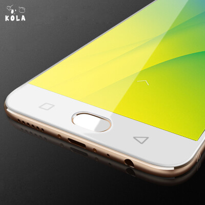 

KOLA OPPO R9s tempered film full-screen coated tempered cell phone protective film 5.5 inch screen white