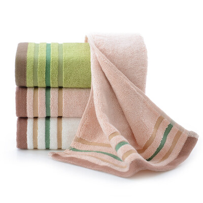 

Bamboo bamboo fiber towel soft absorbent bamboo charcoal face wash towel thick color of the three pieces installed