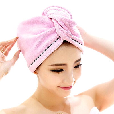 

Drizzle Dry Hair Drum Увеличивает толщину сухих волосяных полотенец Мягкий взрослый детское волокно Быстрое волочение Сухой капюшон Кружевной банный колпачок Светлый порошок