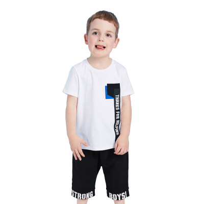 

Balabarra BALABALA male boy set male boy baby short sleeve boy boy two piece set 28192171114 bleach 140