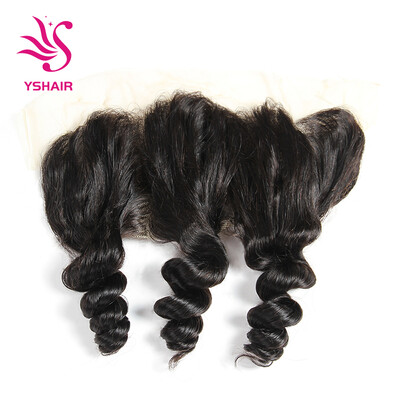 

7A 134 Lace Front Human Hair Loose Wave Curly Lace Front 250 Density Full Lace Human Hair Wigs For Black Women