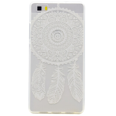 

Dreamcatcher Pattern Soft Thin TPU Rubber Silicone Gel Case Cover for HUAWEI P8 Lite