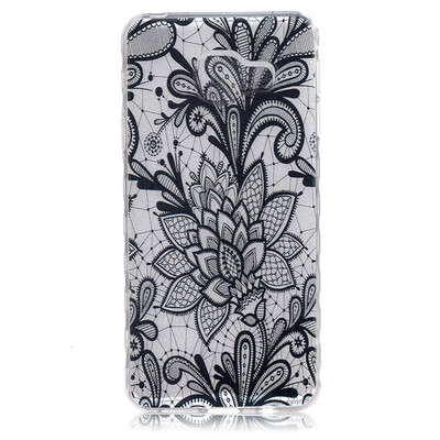 

Black Rose Pattern Мягкий тонкий ТПУ Резиновая крышка силиконовый гель чехол для SAMSUNG Galaxy A3 2016/A310