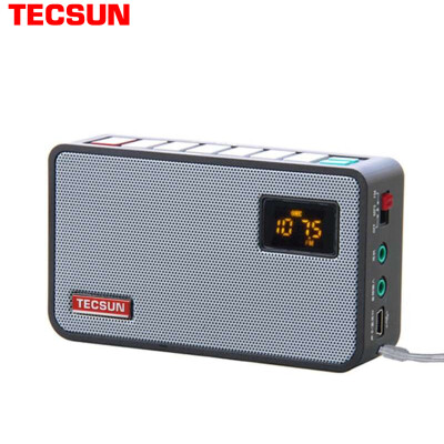 

Tecsun Radio Recorder Card Audio Recorder Elderly Semiconductor English Learning Machine Radio Sonic (Black) ICR-100