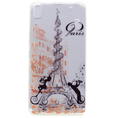 

Music tower Pattern Soft Thin TPU Rubber Silicone Gel Case Cover for Lenovo K3 Note/A7000