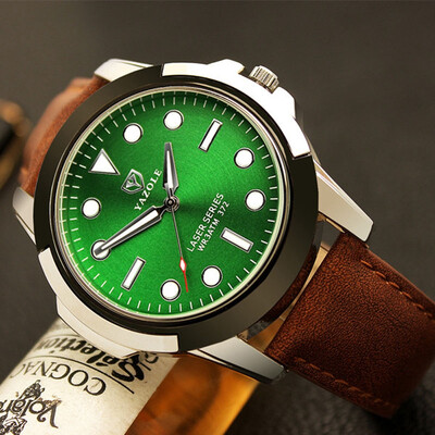 

Ya Zhuo Lun fashion watches 2017 spring new non-mechanical men's sports watch luminous green YZL0573TH-1