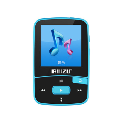 

Rui RUIZU X50 8G blue lossless music Bluetooth MP3 MP4 with clip